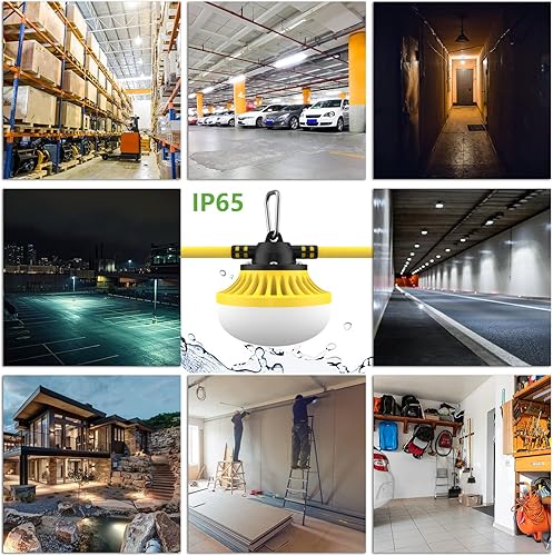 Miniatura 5 de Cadena de luces LED de grado industrial, luces de trabajo súper brillantes, mejor para sitios de construcción, renovación, minas, cuevas, exteriores