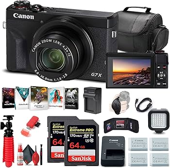 Amazon.com : Canon PowerShot G7 X Mark III Digital Camera (Black