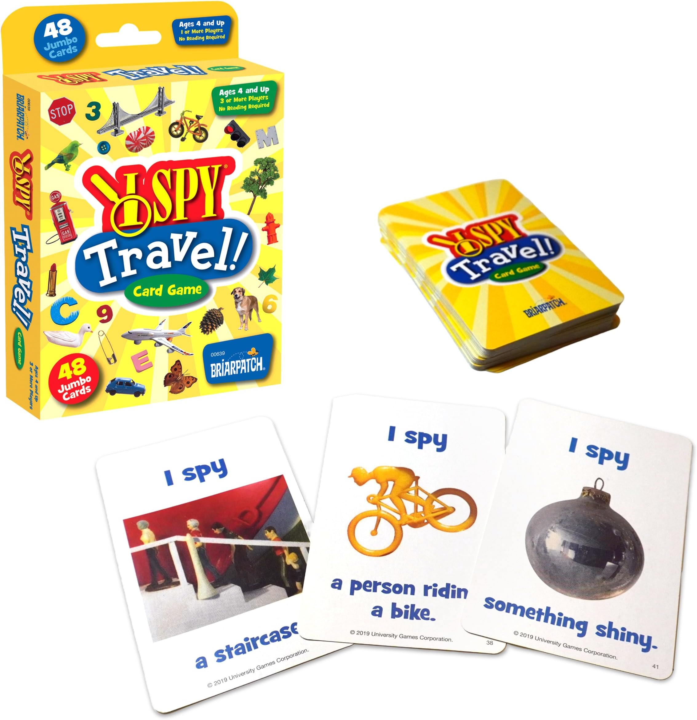 Briarpatch SPY Travel Card Game, based on the SPY books,For Preschool Kids, Ages 4+