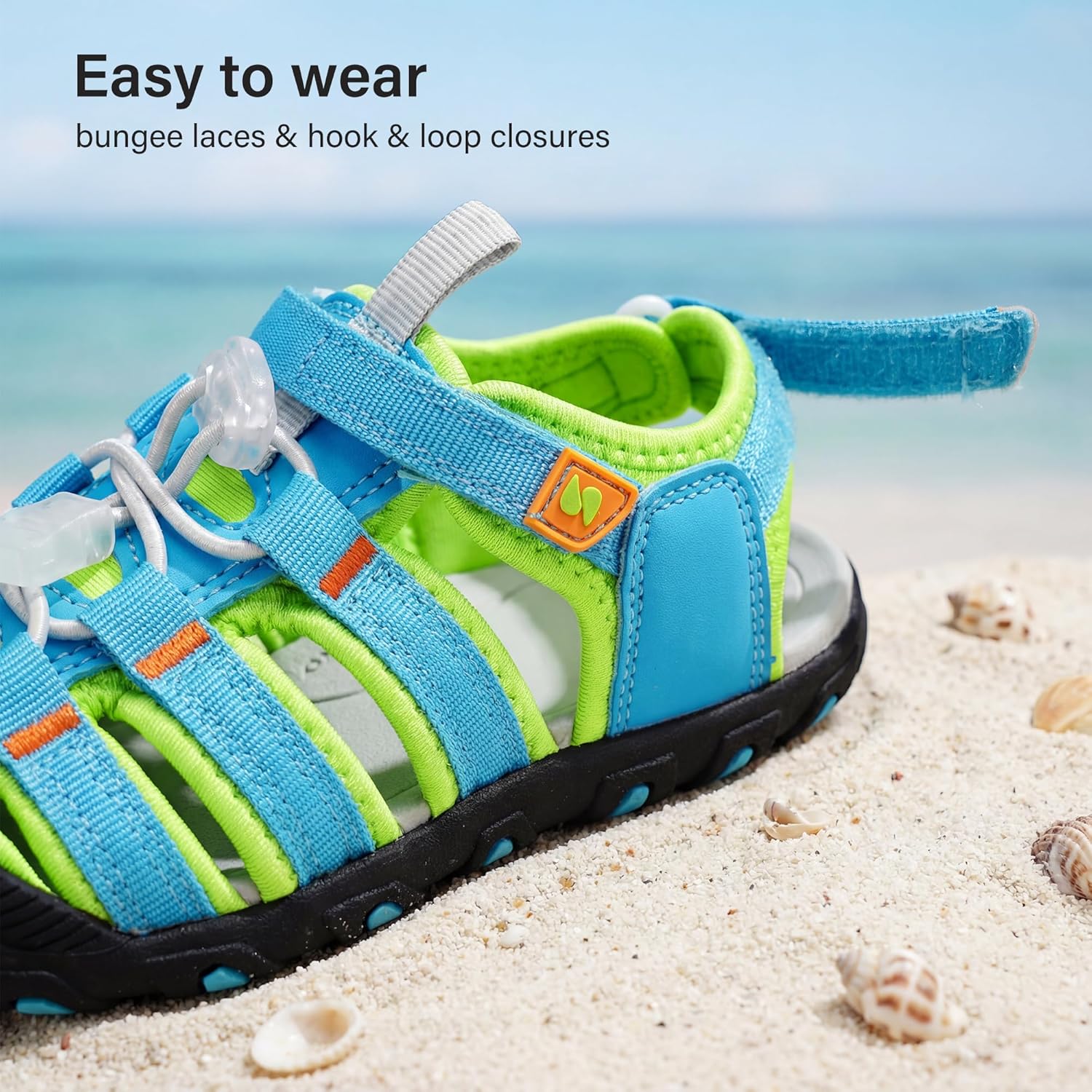 Stelle Boys Girls Sport Water Sandals Kids Summer Outdoor Beach Hiking Closed-Toe Athletic Shoes for Toddler/Little/Big Kids - Image 4