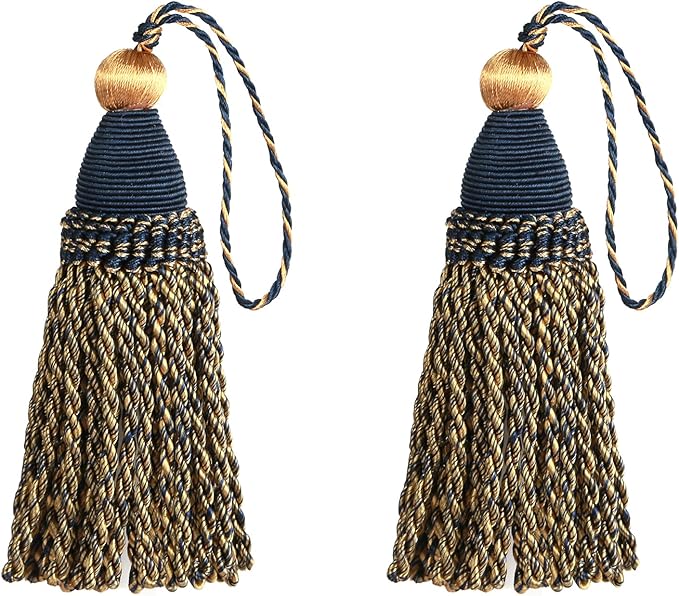 2024 New Inch Key Tassel with Loops, Handmade Twisted Tassel Craft, DIY Accessories for Home Decorat&hellip;