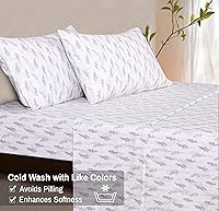 Vista 186 de RUVANTI Flannel Sheets Twin Size - 100% Cotton Double Brushed Twin Sheets Set, Deep Pockets 16 Inches, All Seasons Breathable & Extra Soft Bed Bali