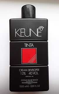 Keune Água Oxigenada Tinta Cream Developer 1 Litro - 40 VOLUME - 1 LITRO