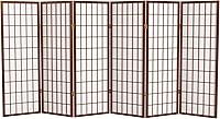 Vista 10 de Pantalla Shoji para ventana corta de 4 pies - Nogal - 3 paneles