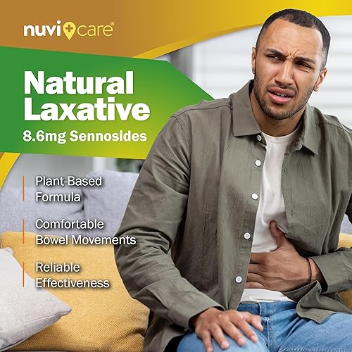 Miniatura 5 de Senna Laxant Tablets 8.6 mg - Laxante natural de hoja de sena para alivio ocasional del estreñimiento, comparado con Senokot, laxantes vegetales