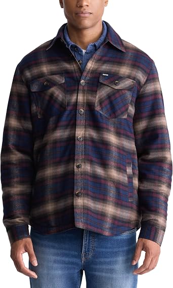Buffalo David Bitton Mens Shirt Style Shacket Jacket