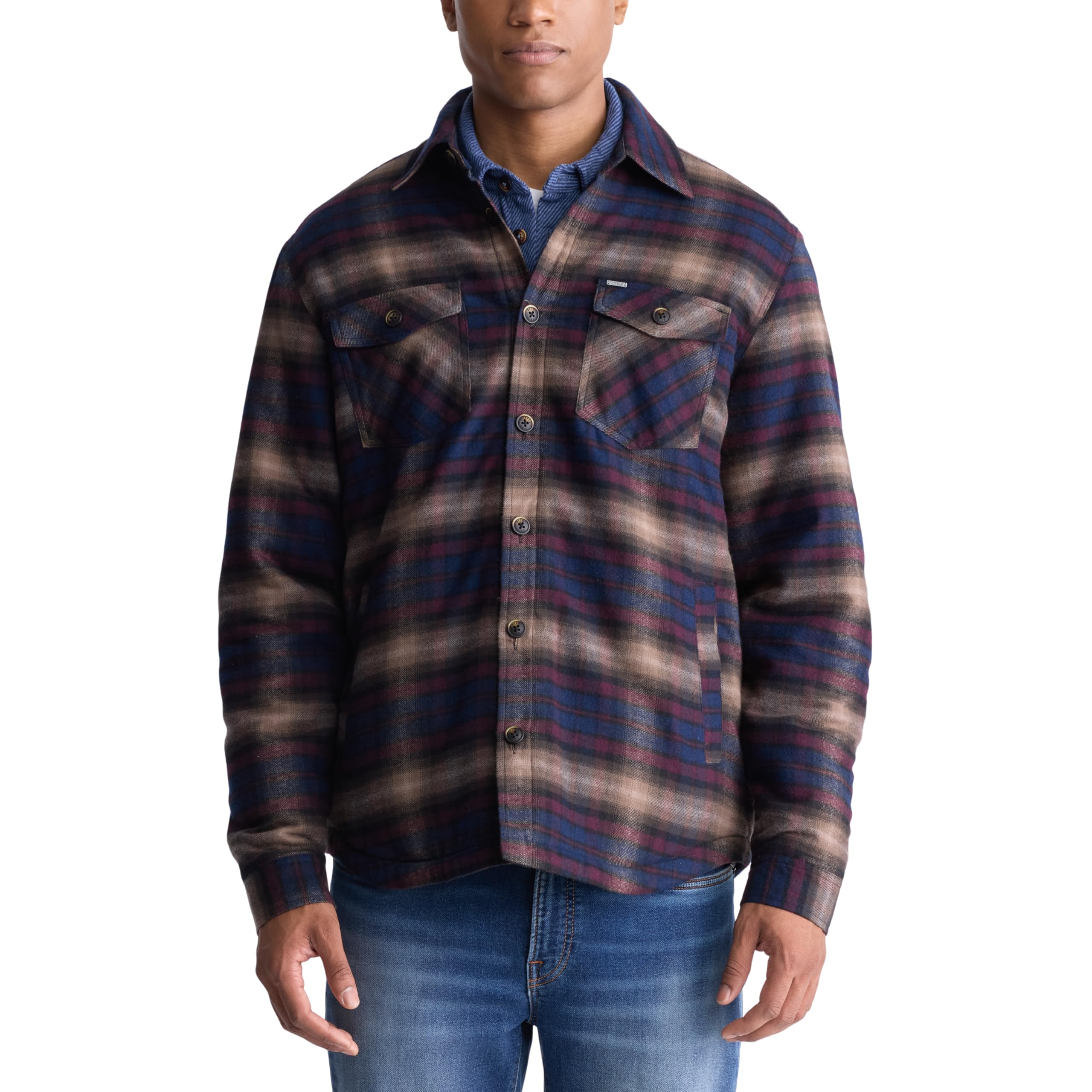 Buffalo David Bitton Men's Shirt Style Shacket Jacket