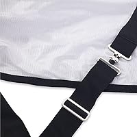 Vista 4 de Comfy Mesh Horse Fly Sheet Equine Summer Sheets Stand Neck White 63