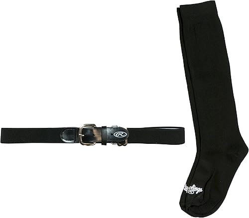 Rawlings Belt Socks Combo BaseballFastpitch Softball Multiple SizesColors