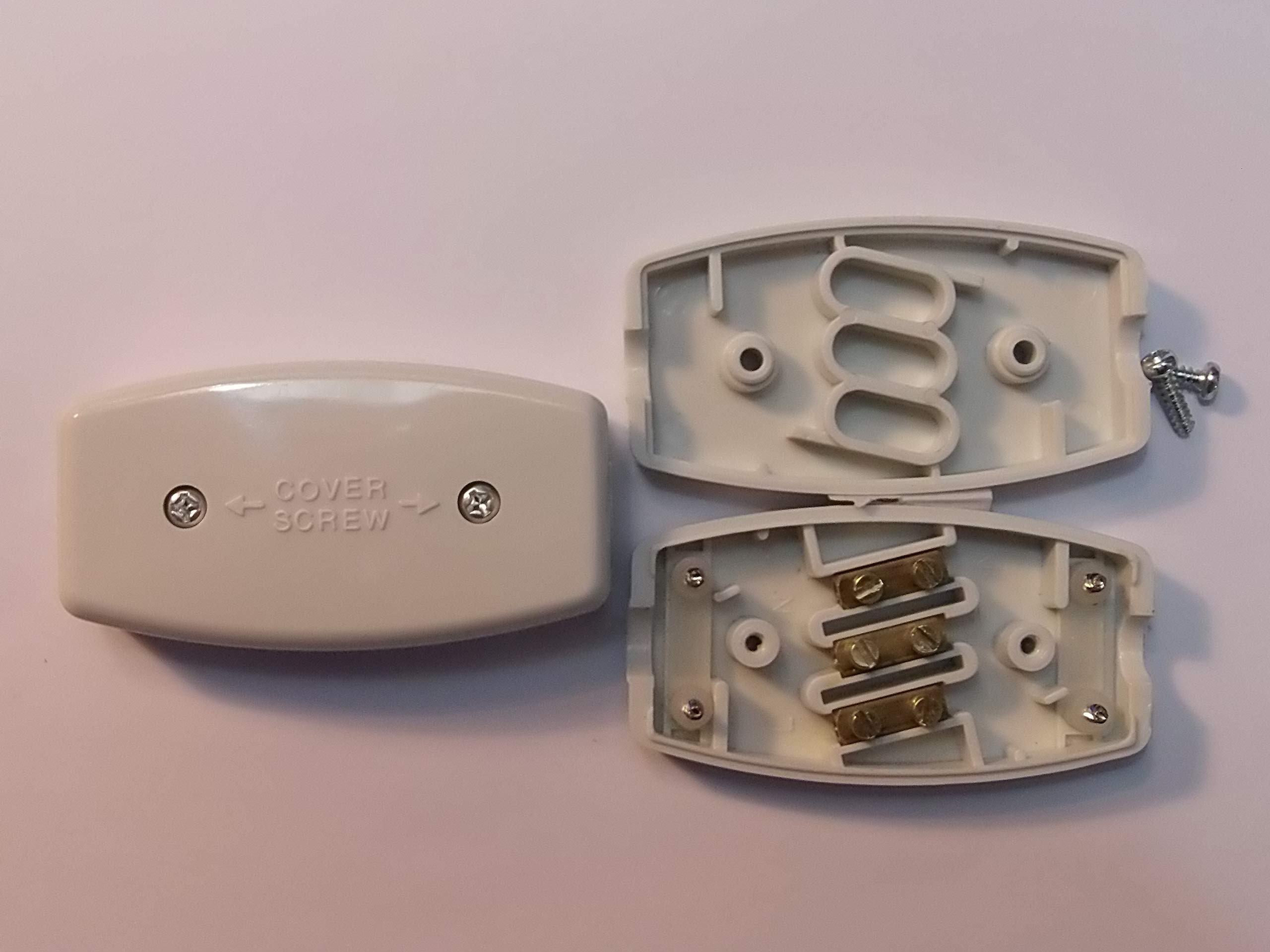 1 x 13amp/250v Electrical Inline Flex Cable CONNECTORS 3 CORE Cable (BS5733) Qty 1