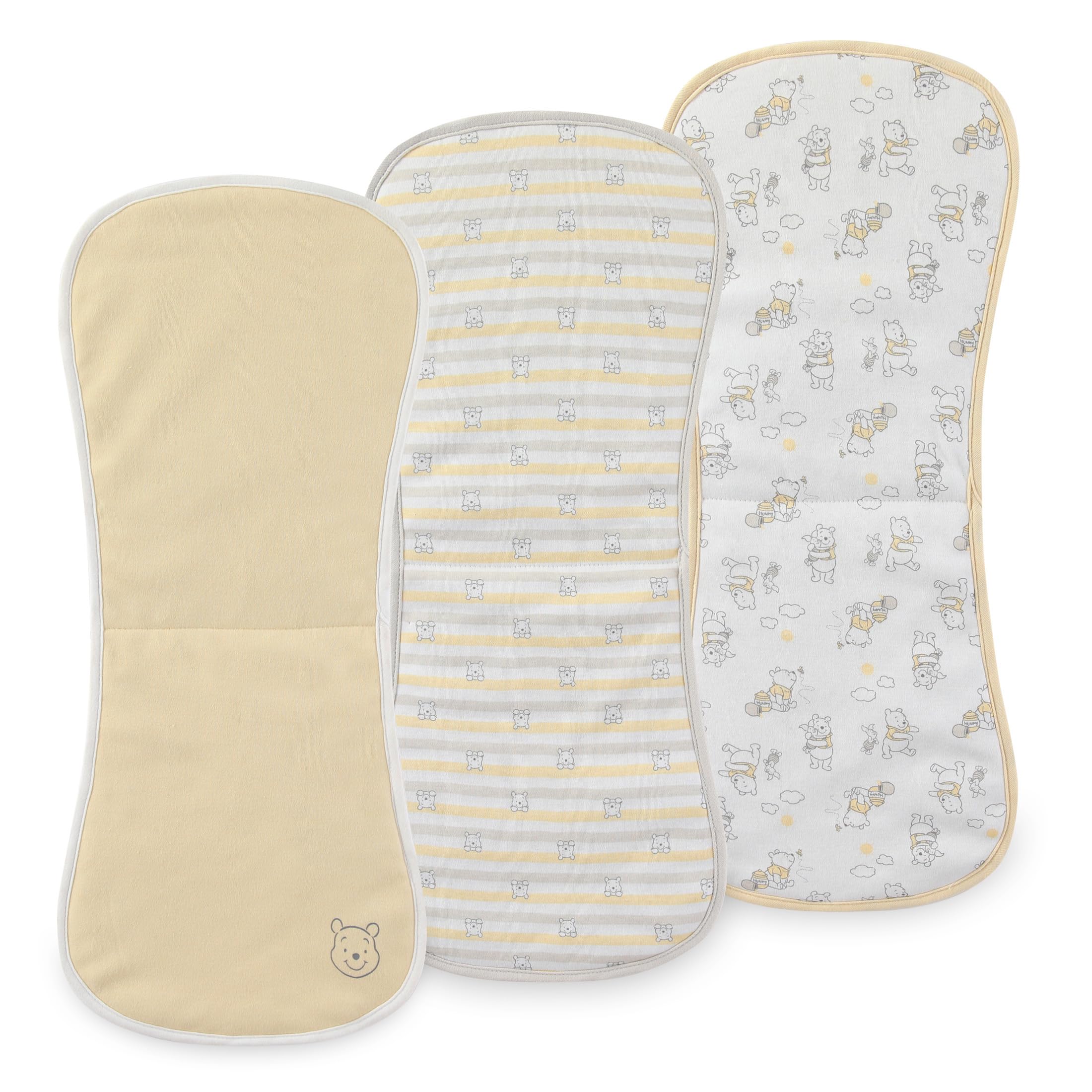 Disney Baby Jungen Mädchen Winnie Puuh Spucktücher 3er Pack Set für Neugeborene und Kleinkinder