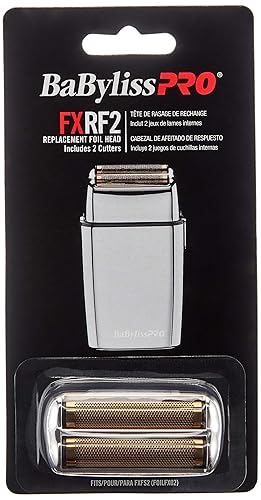 Vista 2 de Lámina y cortador de repuesto para máquinas de afeitar MetalFX de doble hoja plateado