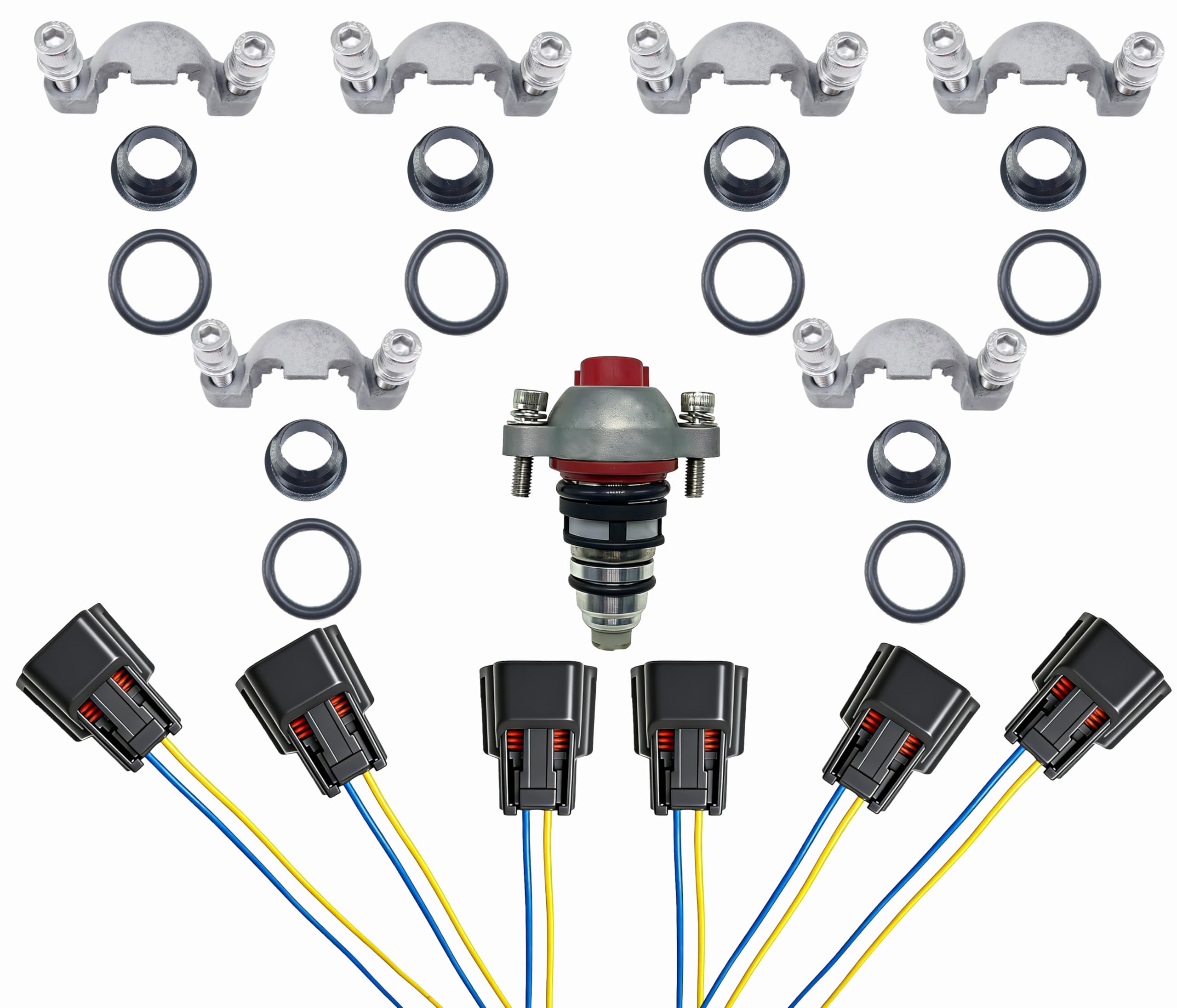 ✿︎ページ Amazon.com: Kit de adaptador de inyector de combustible genérico