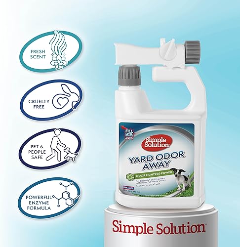 Miniatura 9 de Simple Solution Spray eliminador de olores de patio, desodorante para superficies al aire libre, eliminador de olores al aire libre, limpiador