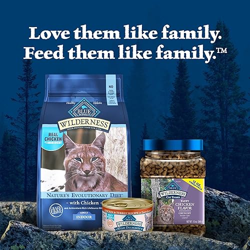 Miniatura 8 de Blue Buffalo Wilderness High Protein, Alimento seco natural para gatos adultos, pollo 2 libras