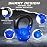Yes4All Kettlebell, 5 lb Vinyl Coated Cast Iron Strength Training Kettlebells for Home Gym Exercises, Heavy Weights Gym, Fitness, Full Body Workout Equipment, Push up, Grip, Strength Training - Blue