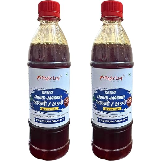 Maple Leaf Project Vida Liquid Kakvi Jaggery Syrup Pack of 2