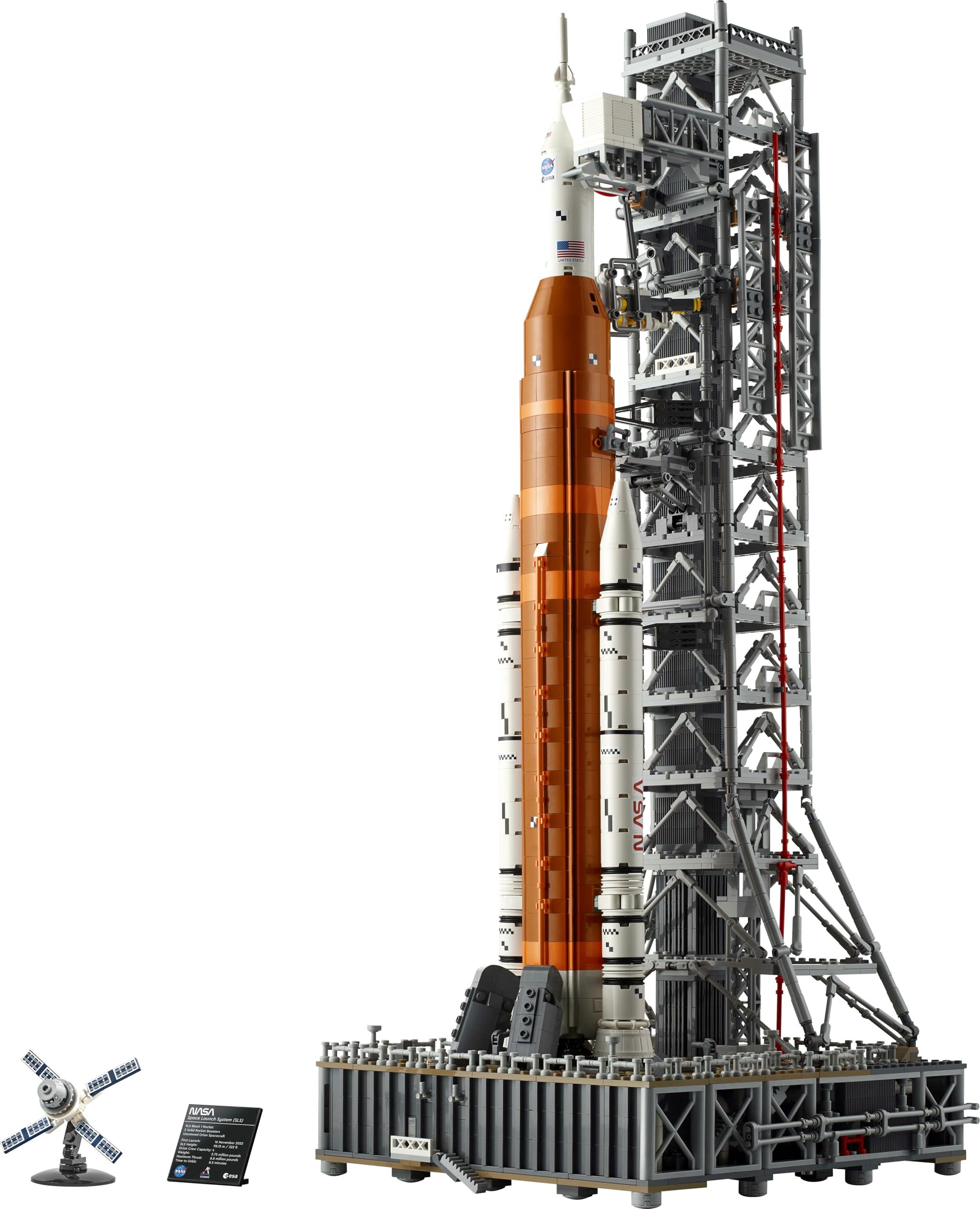 LEGO Icons Sistema di Lancio Spaziale NASA Artemis, Modellino da Costruire di Razzo con Stadi Separabili, Torre di Lancio e Modulo Orion, Idea Regalo da Collezione per Adulti a Tema Spazio 10341