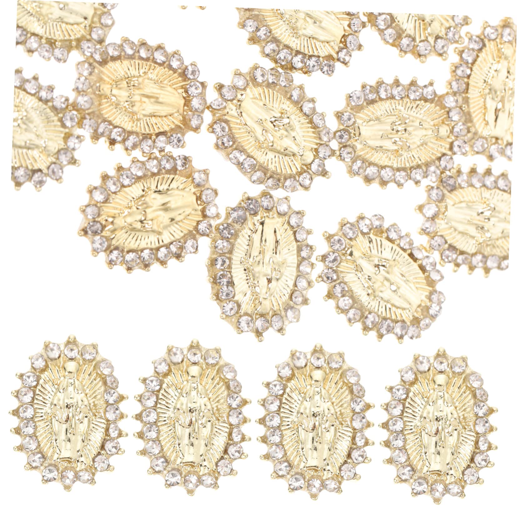 VICASKY 5 set Gioielli Con Diamanti Per Unghie Ciondoli Per Unghie Decorazioni Strass Per Unghie Accessori Nail Art Unghie Carine Punte Per Unghie Accessori Per 20 pezzi * 5