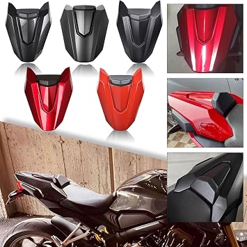 Motorcycle Accessories CB650R CBR650R Rear Solo Back Seat Pillion Cover for Ho&n&da CBR 650R CB-650-R 2019-2024 Passenger Seat Cowl Hump Tail Fairing Matte Black, MD-181-us