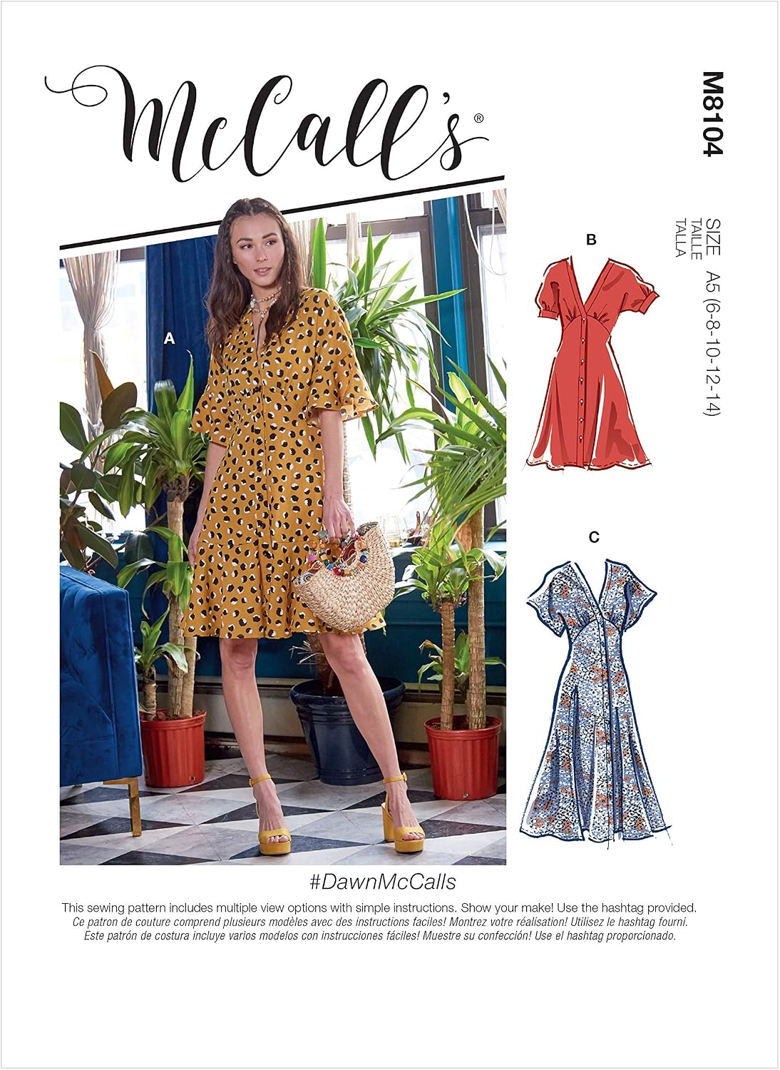 McCall Pattern 16-18-20-2, 16-18-20-22-24