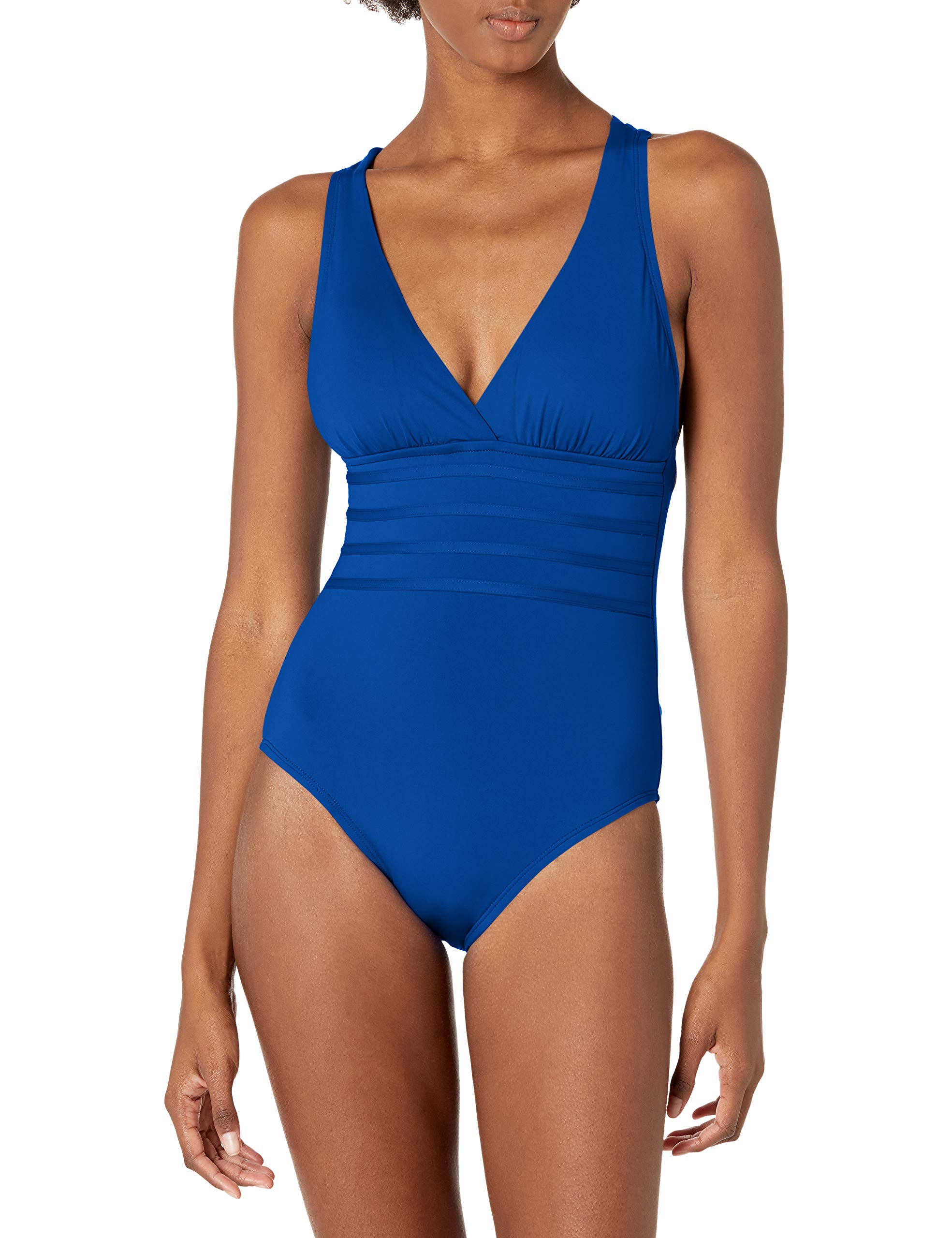 La Blanca Island Goddess Maillot de Bain Une Pièce À Bretelles Croisées dans Le Dos Maillot de Bain Une pièce Femme