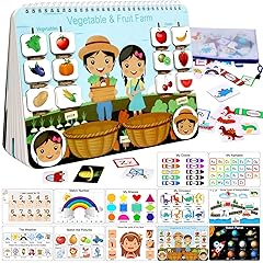 iHarPro Busy Book for Kids, Montessori Toys for Toddlers, Autism Sensory Educational Toys, Toddler Preschool Learning Activity Binder and Early Books - for Boys & Girls Develops Fine Motor Skills