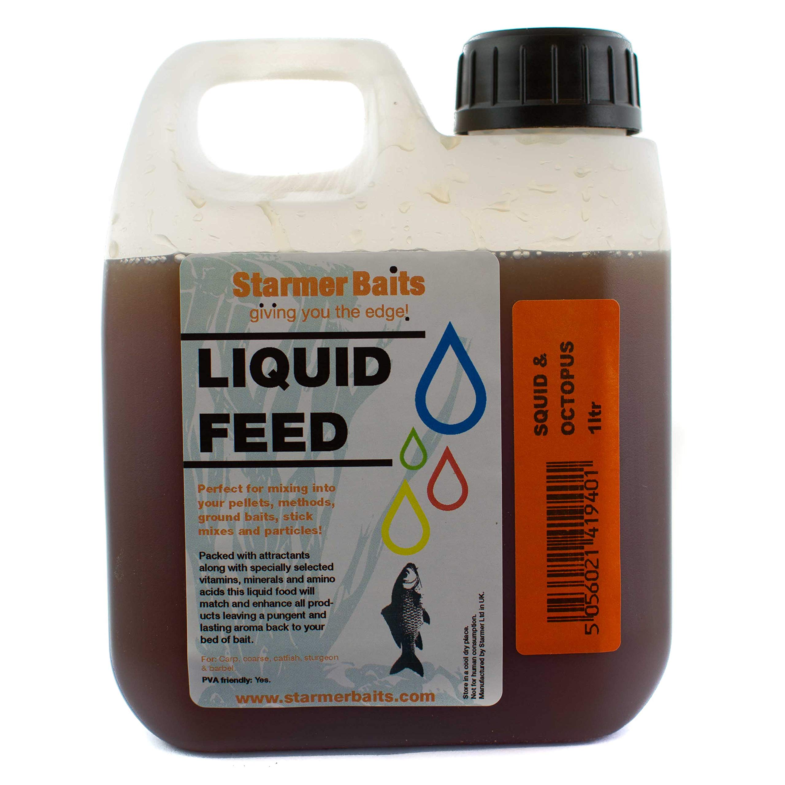 starmerbaits Liquid feed / 1ltr / Squid & octopus โ image 1