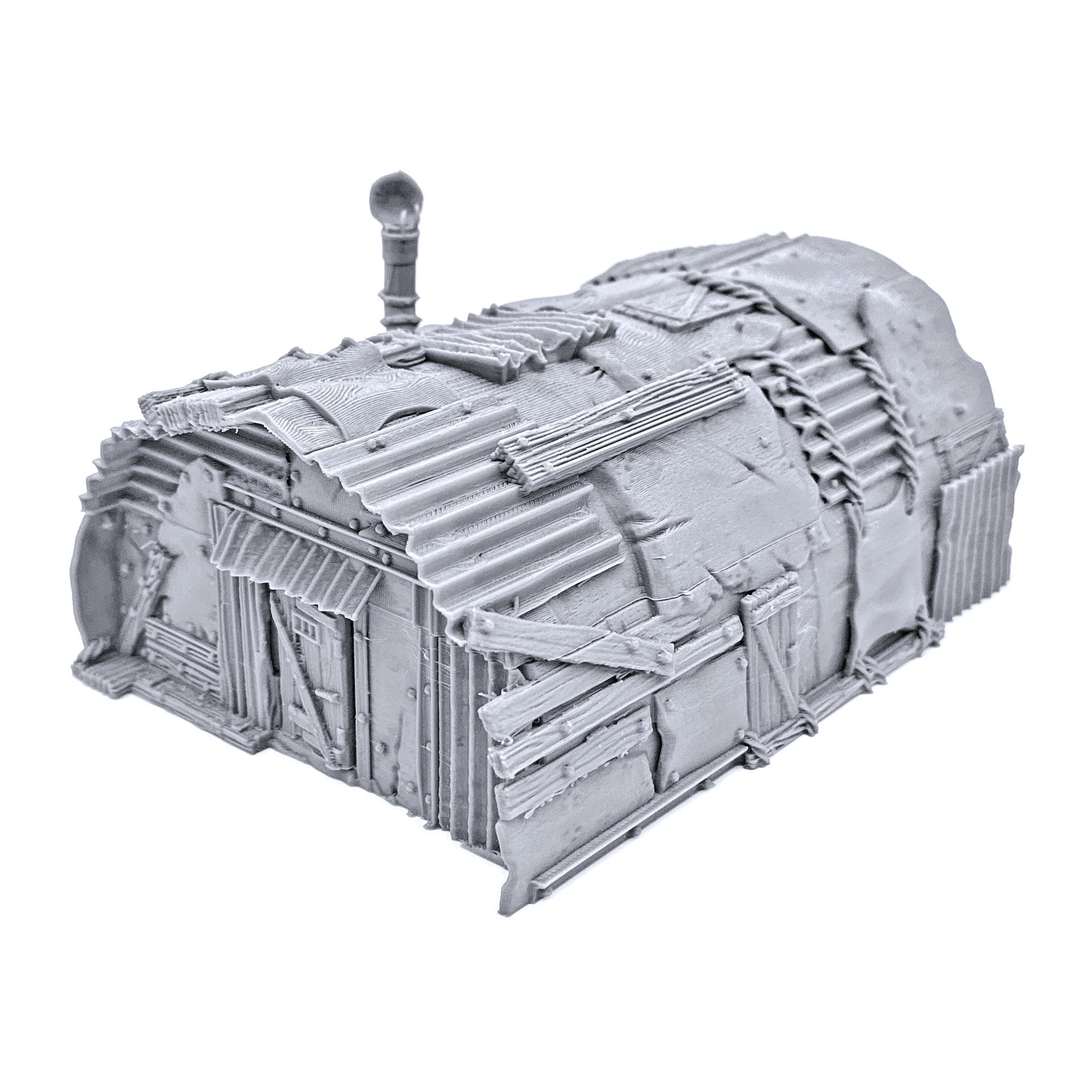 Isolation Bunker by Printable Scenery, 3D Printed Tabletop RPG Scenery and Wargame Terrain 28mm Miniatures