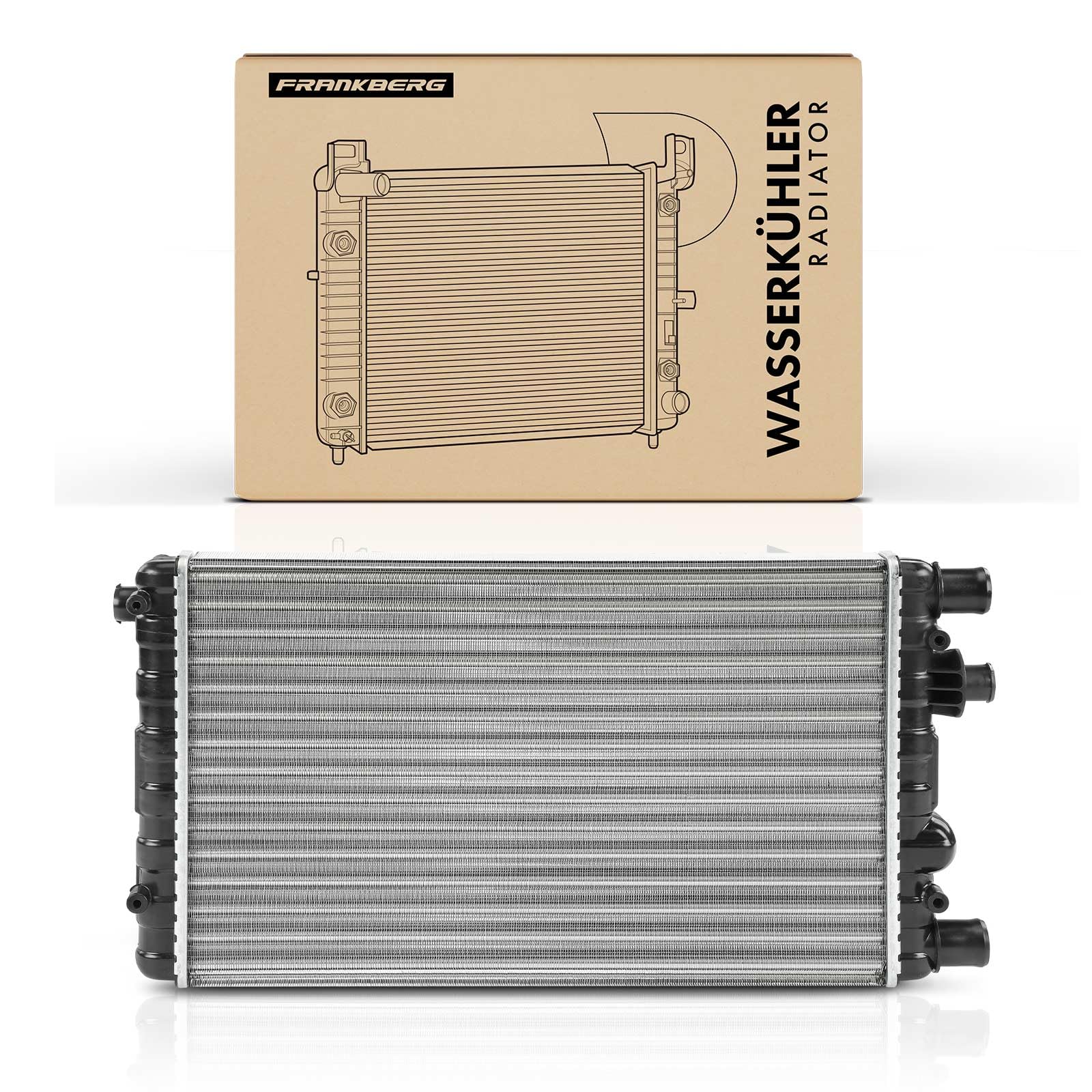 Frankberg Radiatore di Raffreddamento ad Acqua Compatibile con Seicento/600 187 1.1 1998-2010 Replace# 46558704,61785