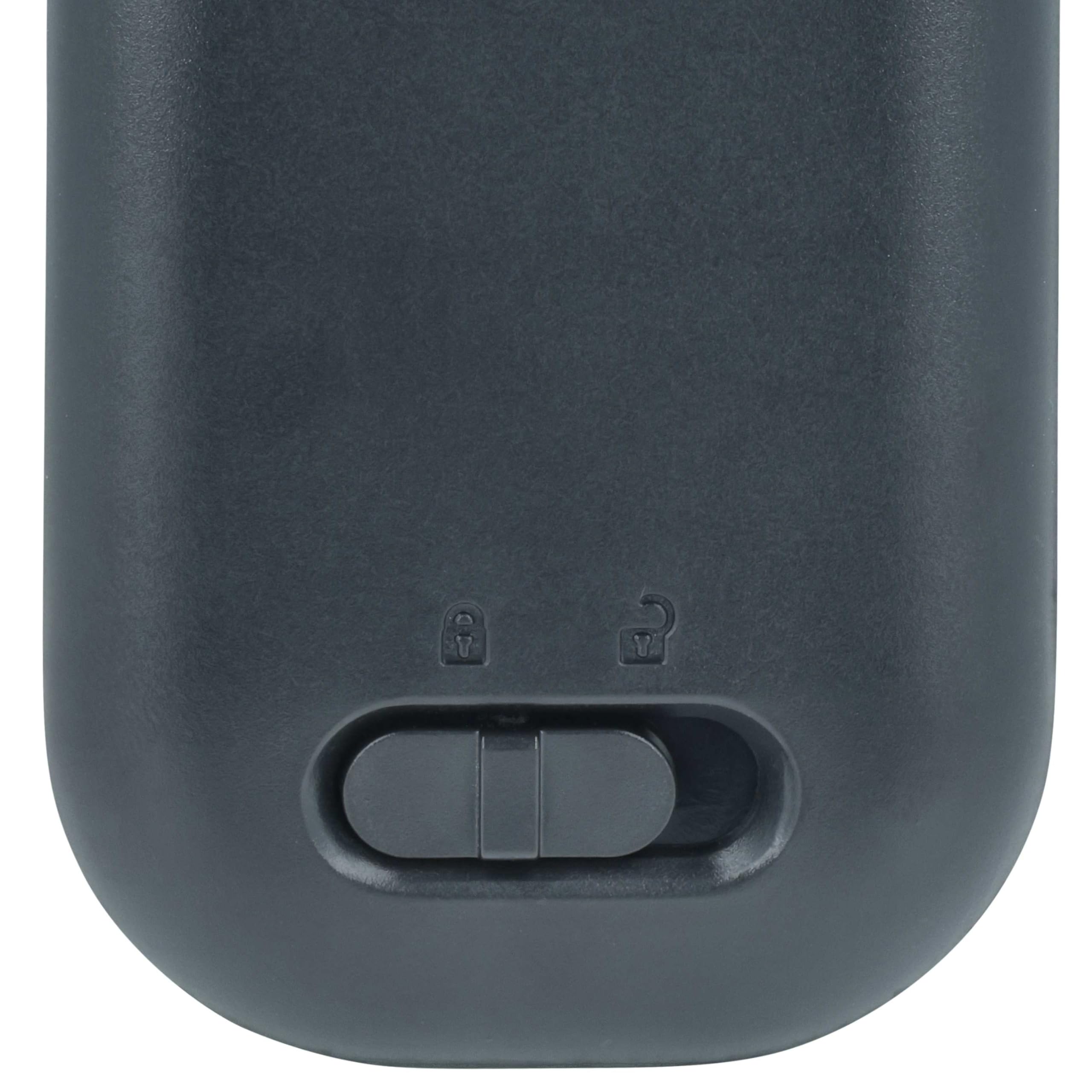 vhbw 10x batteria compatibile con Alcatel Omnitouch 8118, 8128 telefono fisso cordless (930mAh, 3,7V, Li-Ion) nero
