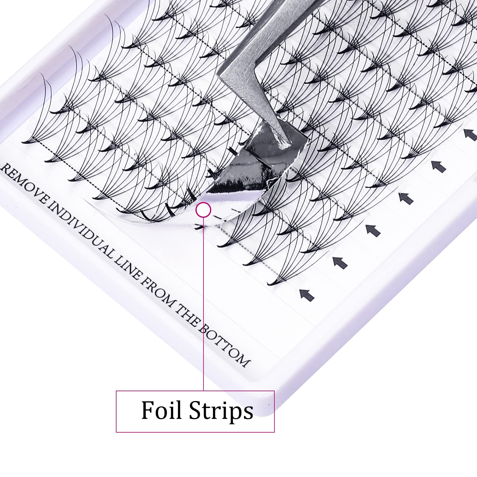 Fadlash Pre Made Fan Eyelash Extensions 6D-0.07D Curl Mix 9-17mm Pointy Base Premade Volume Russian Lashes - Image 4