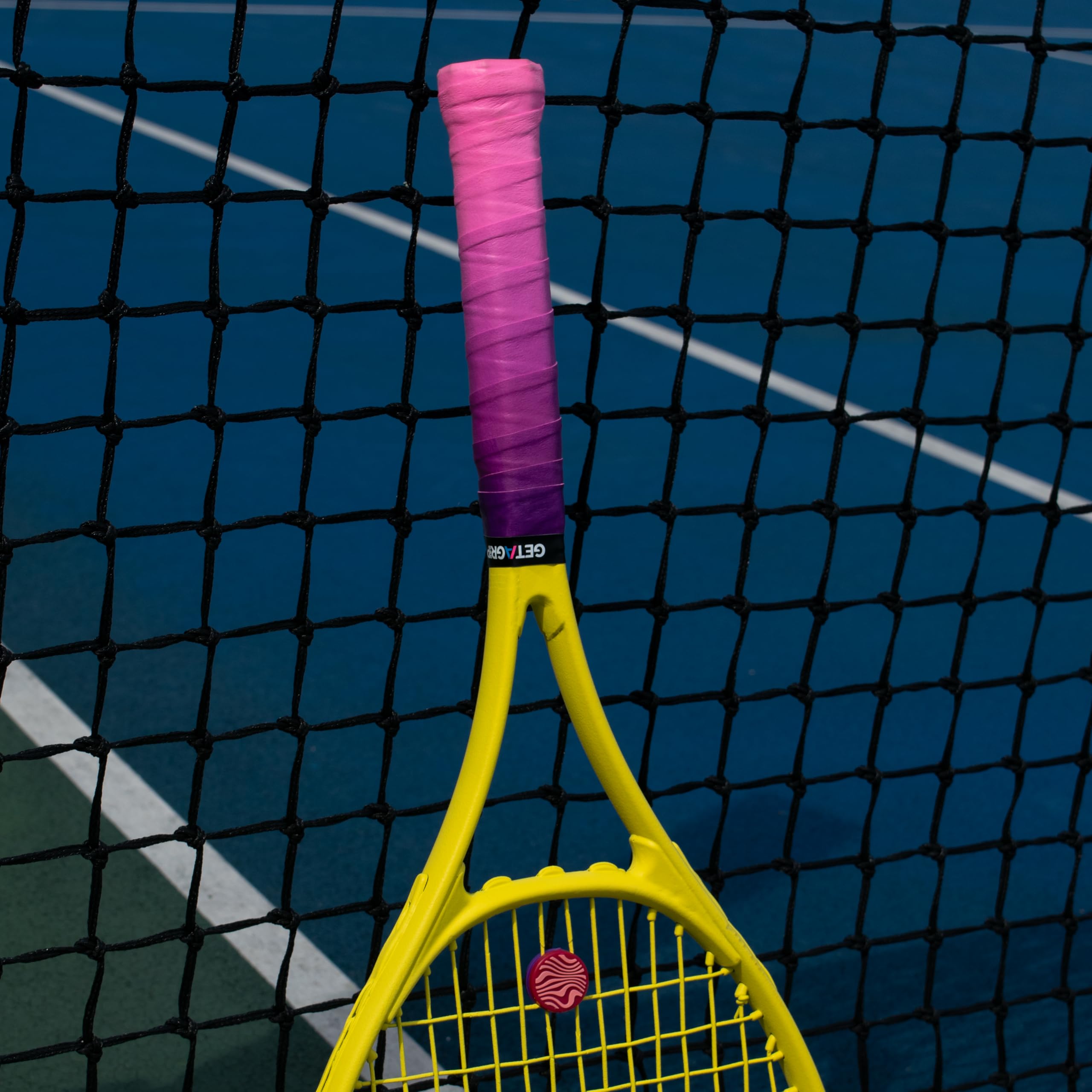 GET A GRIP - Surgrip Customisé pour Raquettes de Tennis - Overgrip de Tennis Antidérapant/Séchage Rapide, Ruban Grip pour Raquette de Padel, Badminton