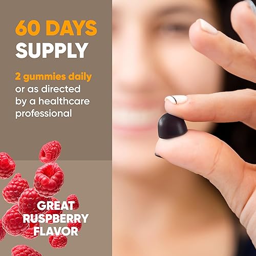 Miniatura 4 de Road Trip - Gomitas de hongos para adultos, suplemento de 120 unidades de gomitas complejas de hongos 10 en 1 para concentración y aumento de