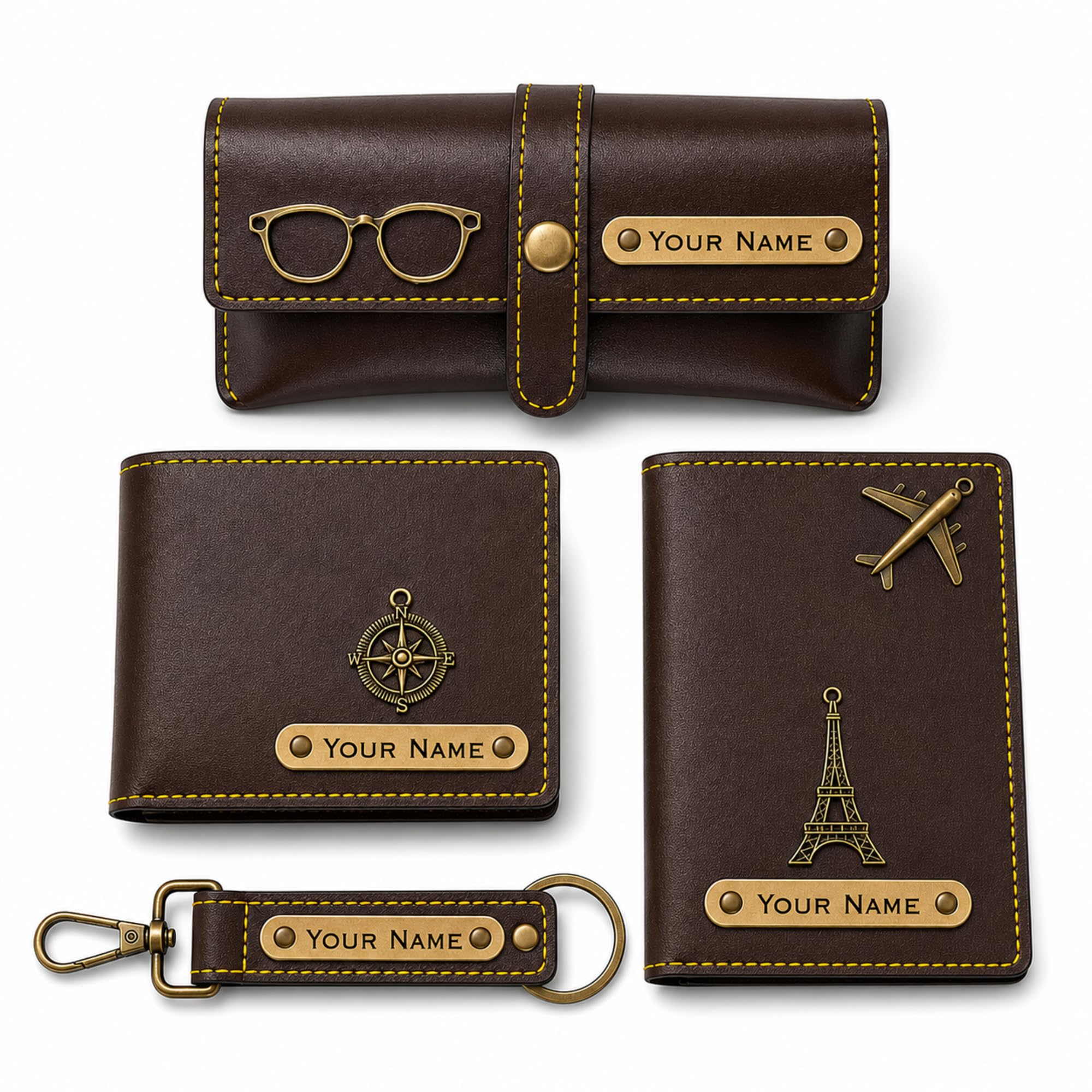customised Wallets for Man | Customise Wallet for Men | Gifts for Man Birthday Anniversary Boyfriend (Combo Set of 4)-image-28