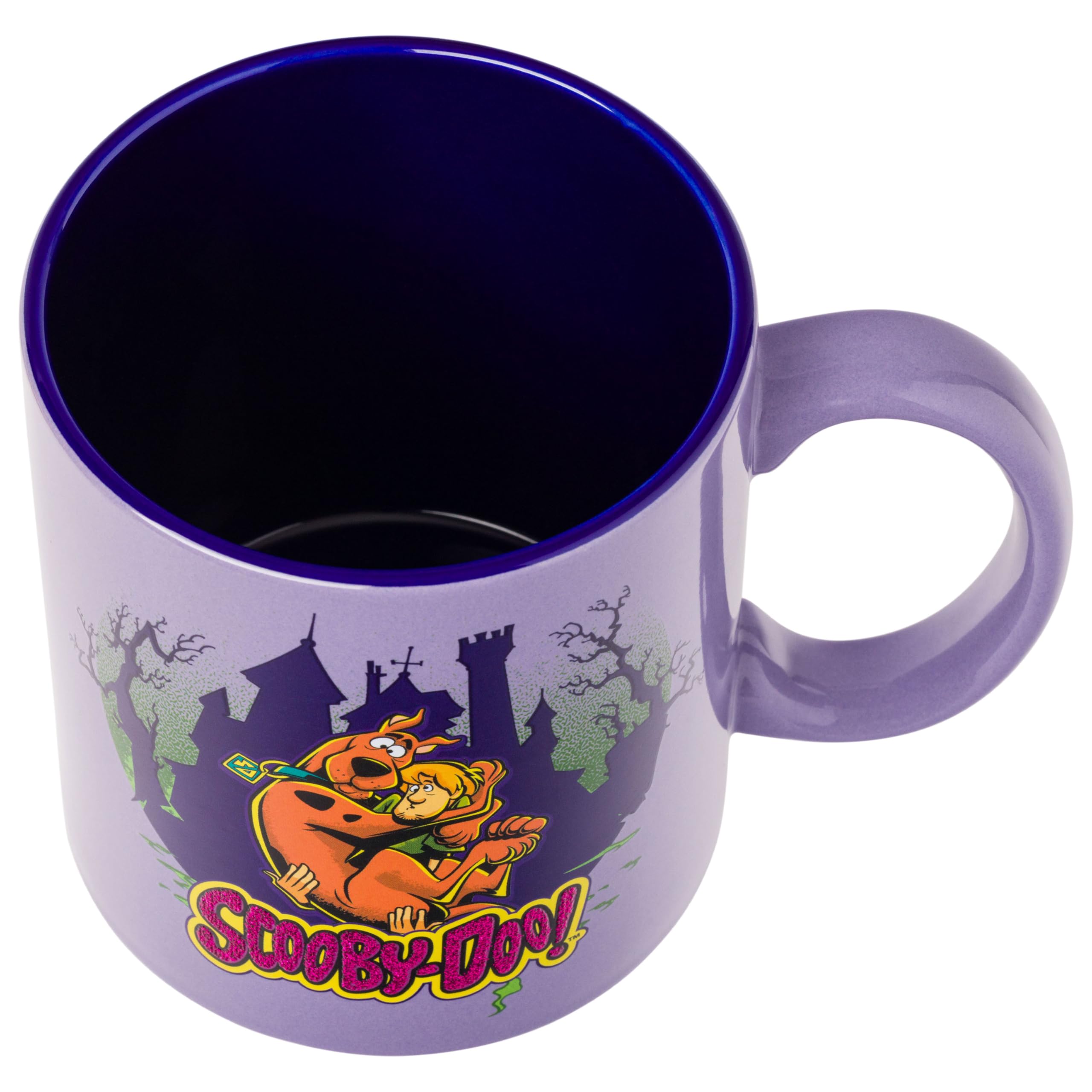 Silver Buffalo Tazza in ceramica Scooby Doo House Silo Scoob Hug Glitter 590 ml