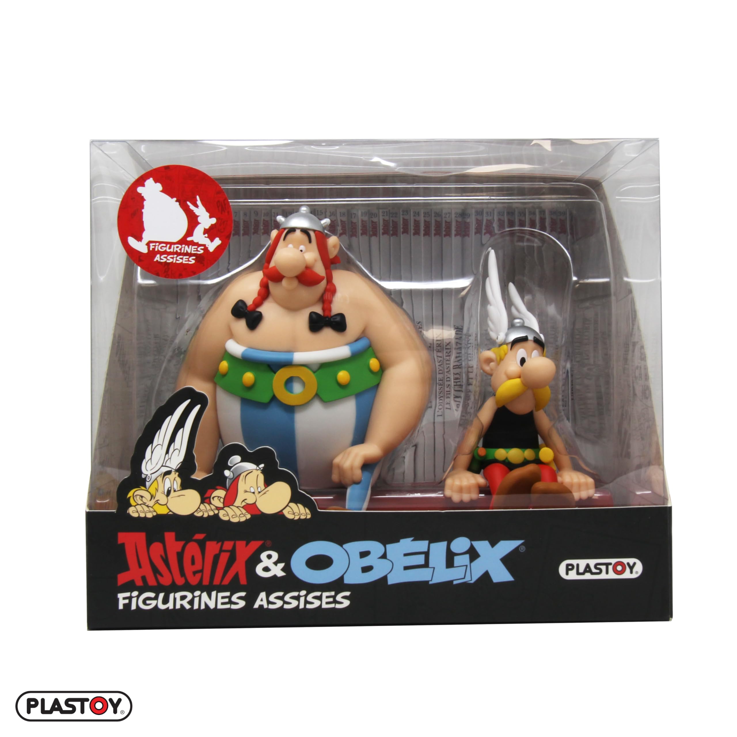 Plastoy Astérix Figura Obélix seduto PVC 13 cm