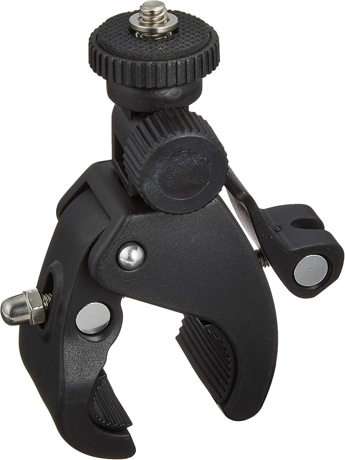 【本物新品保証】 クリップマウント バイク 自転車 ドライブレコーダー アクションカメラ ウェアラブルカメラ 原付 カメラ固定用 1 4 ネジ