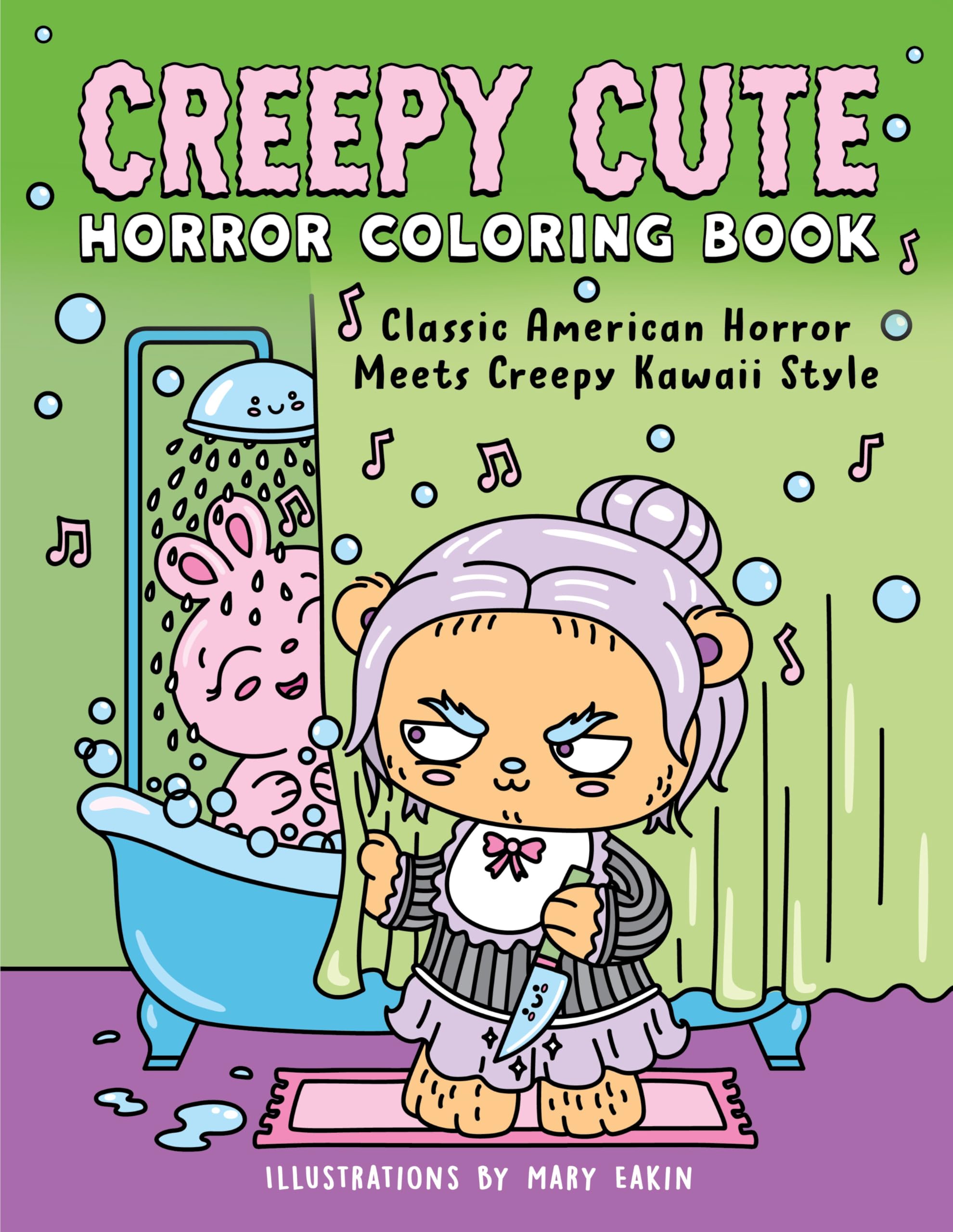 Callisto Publishing Creepy Cute Horror Coloring Book Paperback