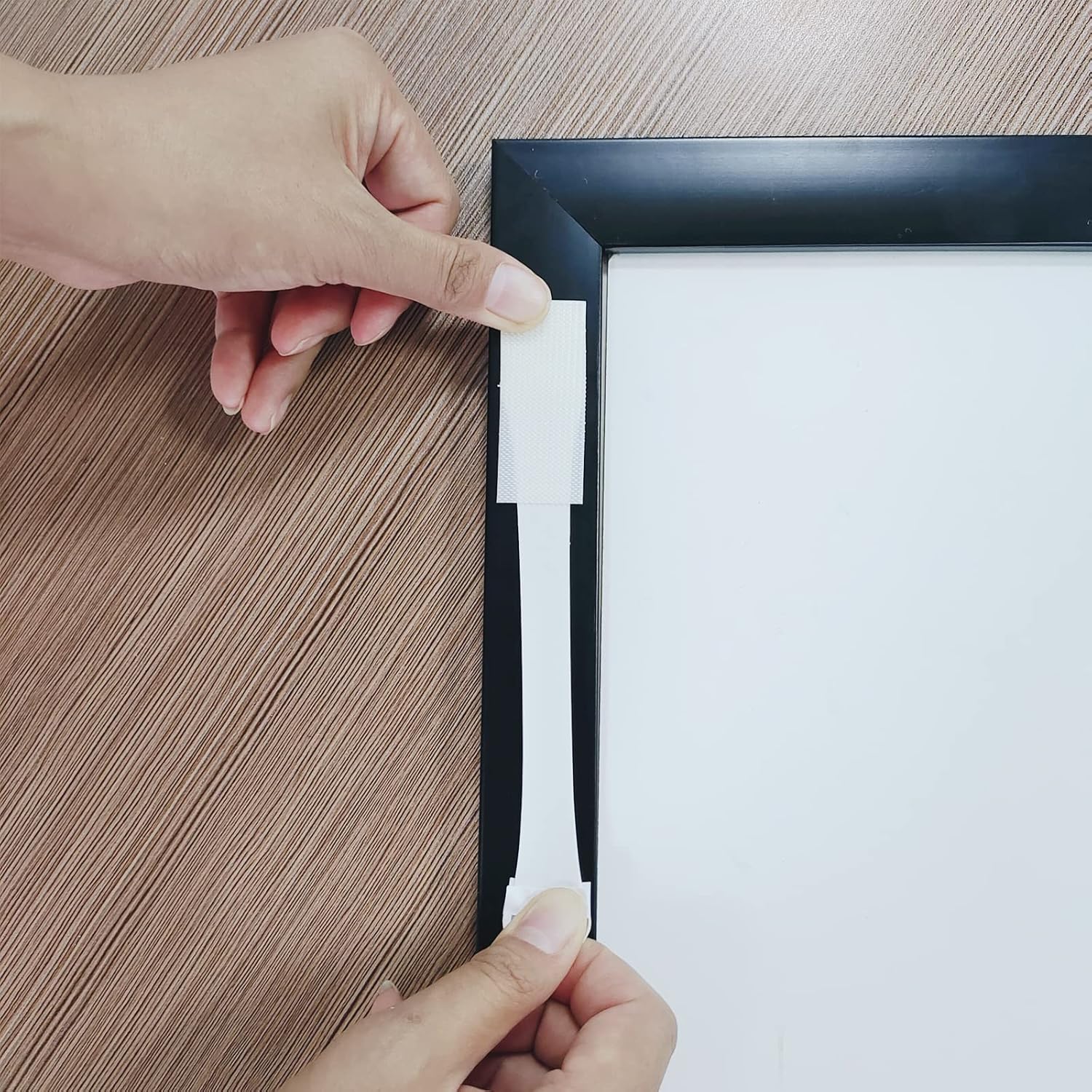 20 Pairs(40strips) Medium Picture Hanging Strips Heavy Duty, Picture mounting Strips,Removable Hook and Loop Tape, Picture Hanger Damage Free,Perfect for Wall Art Hanging Frames