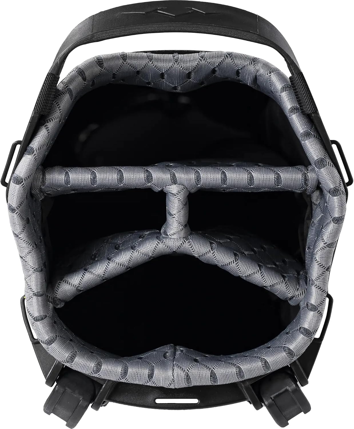 Sun Mountain Men's Eclipse 2.5 LS Lightweight Stand Golf Bag 4-Way Top - 8 Pockets, X Fit Dual Strap System, Push & Electric Cart Compatible Compression Base, 2025 Model - Black-Nickel-White