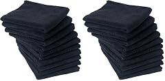 Eurow Microfiber Salon Towels Bleachproof Ultra Absorbent Quick Drying Soft Lightweight Durable for Hair Styling Beauty Barber Spa