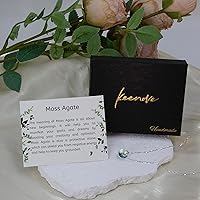 Vista 73 de Real Crystal Pendant Necklace Jewelry 925 Sterling Silver Chain Necklace for Women Dainty Birthstone Jewelry Necklace for Women Healing Chakra