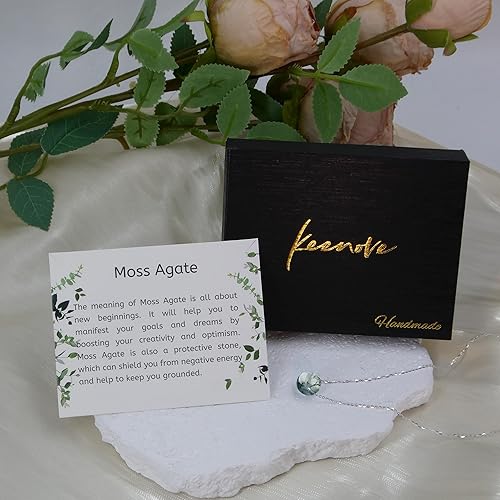 Miniatura 73 de Real Crystal Pendant Necklace Jewelry 925 Sterling Silver Chain Necklace for Women Dainty Birthstone Jewelry Necklace for Women Healing Chakra