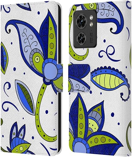 Miniatura 7 de Head Case Designs Officially Licensed Haroulita Marigold Cute Flower Pattern Leather Book Wallet Case Cover Compatible with Motorola Moto Edge 40