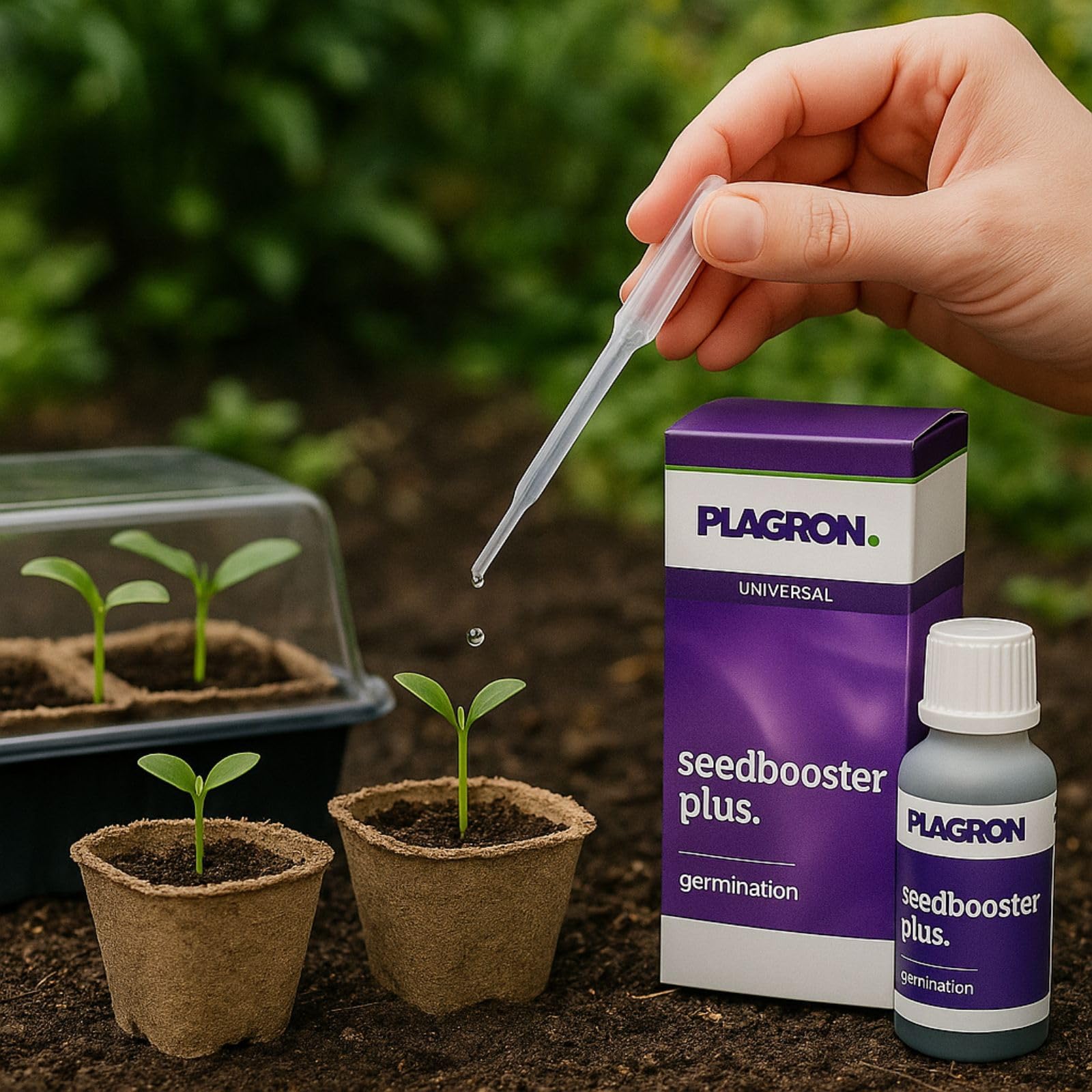 Weedness Premium Zestaw do uprawy nasion - Szklarnia wewnętrzna na pomidory, akcesoria na balkon, wczesne siewy.