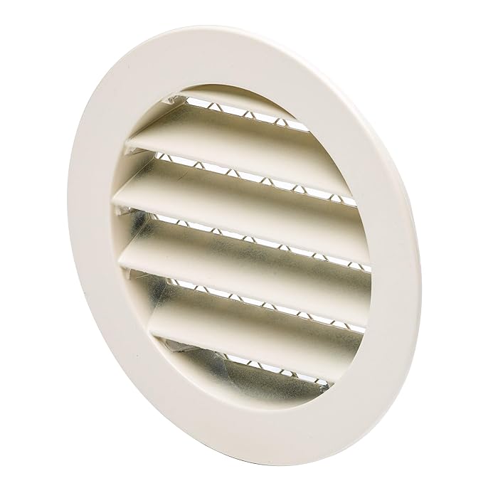 Buy Vent Systems 4'' Inch Soffit Vent Cover Round Air Vent Louver