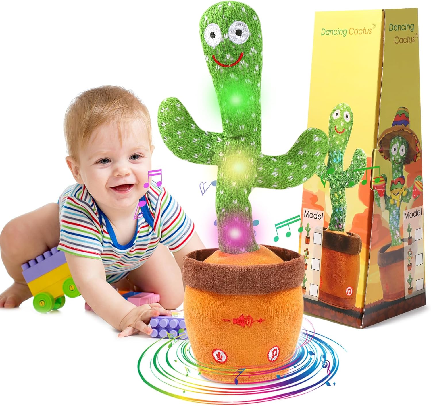 Christmas Dancing Talking Cactus Toy