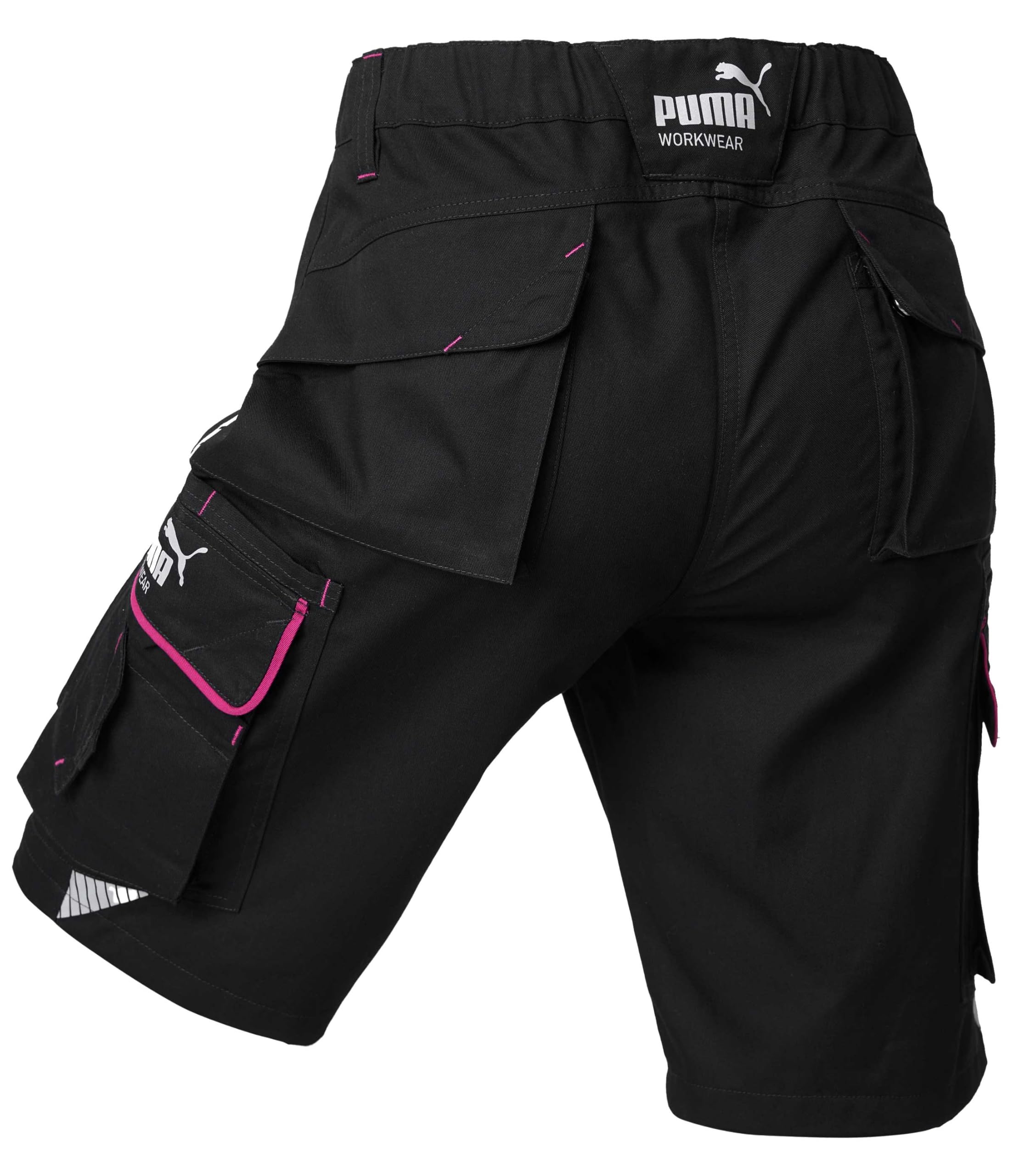 PUMA Workwear Precision X Arbeitsshorts - Kurze Arbeitshose Damen - Robustes, Flexibles Material - Cargohose mit vielen Taschen - Bequeme Passform - Ideal für Handwerk Heimwerk und Baugewerbe