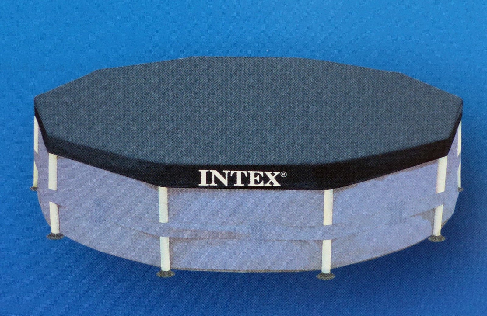 Intexi Intex Famille Piscine avec Cadre en Métal 366 x 84 cm Kit de Piscine avec Pompe à Filtre et Accessoires
